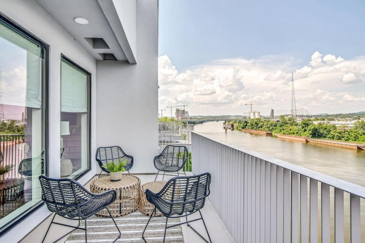 Upscale River View Condo Walk To Downtown And Private Patio Nashville Exterior photo